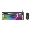 Combo Teclado + Mouse Alámbrico | Squad Conquest KG515 | Negro