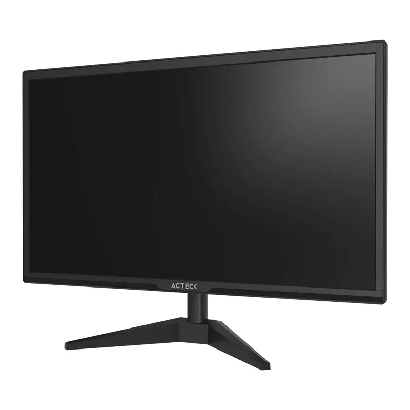 Monitor Acteck Captive Brite Cb195 / 19.5 Pul / Plano / Led / Hd 1600 X 900 / 60 Hz / 5 Ms / Vga - Hdmi - Dc / 5 Botones / Inclinacion Ajustable / Vesa 75 / Negro / Ac-939409