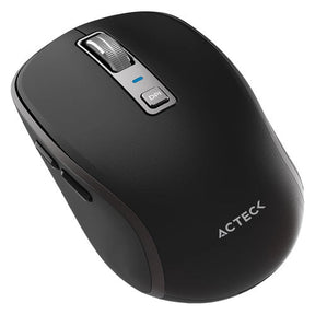 Mouse Acteck Optimize Trip Pro MI580, Inalámbrico, Óptico, 1600DPI, RF Inalámbrico/Bluetooth, Negro