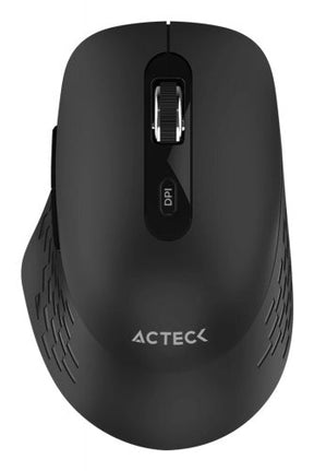 Mouse Acteck Optimize Flow MI480, Inalámbrico, Óptico, 1.600DPI, RF Inalámbrico, Negro