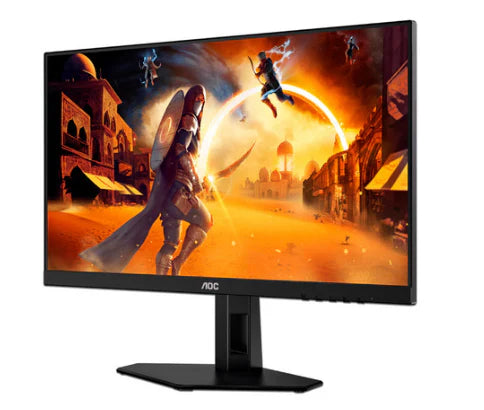 Monitor Gamer Aoc 24G4E / Panel Ips / 23.8 Pulgadas / Hdmi / Displayport / Aspec 169 / Tr 0.5 Ms / Adaptive Sync / 180 Hz / Resolucion 1920 X 1080 / Brillo 300 Cd/M2 / Vesa 100X100 Mm/ Negro Y Rojo
