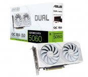 Tarjeta de Video ASUS NVIDIA GeForce RTX 5060 White OC Edition, 8GB 128-bit GDDR7, PCI Express 5.0
