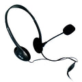 Diadema Alambrica Ghia Con Microfono, Control De Volumen Y Conector 3.5Mm Audifono Y Microfono, Sonido Envolvente, Controlador De Volumen, Color Negro