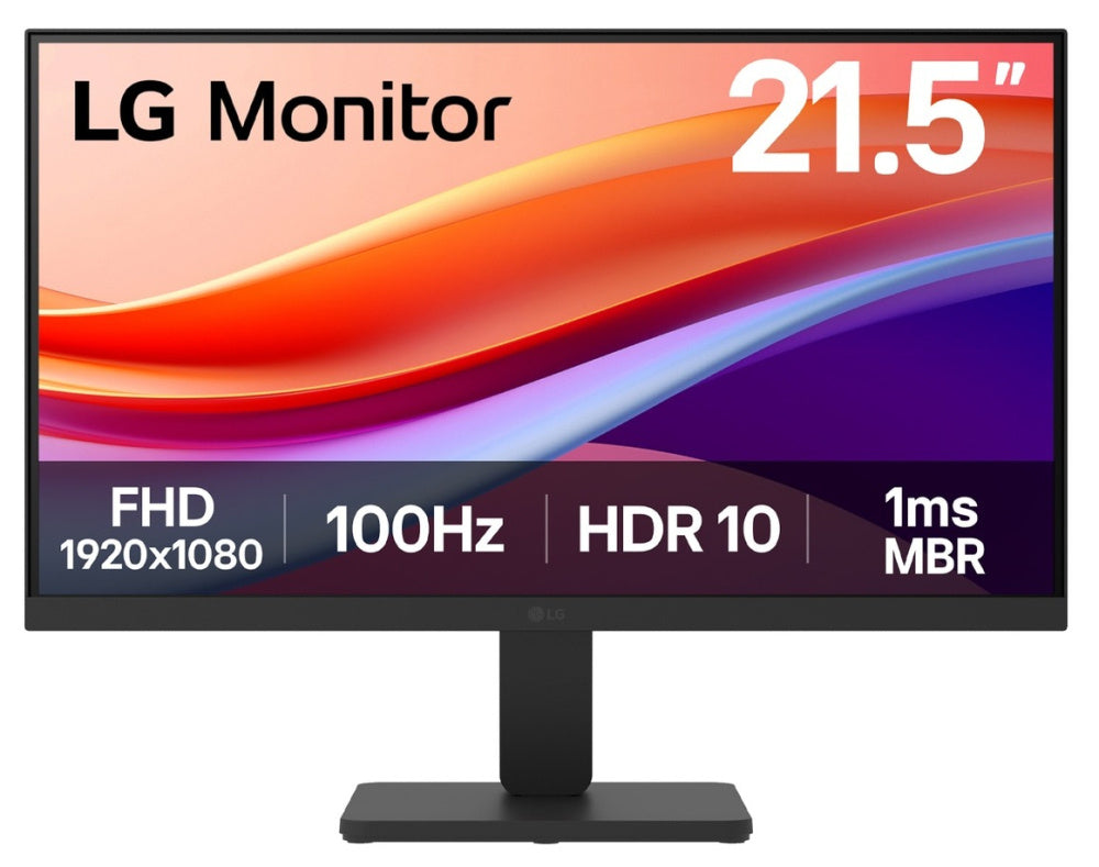 Monitor Pc Lg 22U401A-B Fhd 21.5,Panel Va,1920X1080,100Hz,Tr 5Ms,Asp 16:9,Brillo 250Cd/M2,Contr 3000:1,D-Sub,Hdmi,Dynamic Action Sync,Black Stabilizer,Flicker Safe,Reader Mode,Vesa 100X100.