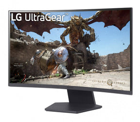 Monitor Pc Lg 27Gs60Qc-B Gaming Ultragear 27 Curvo Qhd, Amd Free Sync, 180Hz, Panel Va, Aspecto 16:9, 2560X1440, Tr 1Ms, 3000:1, Curvatura 1000R, Hdmi, Displayport, Hdr10, Montaje Pared 100X100 Mm.
