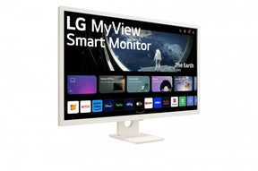 Monitor Lg Full Hd Ips 31.5,Smart Web Os 32Sr50F-W,1920X1080,Asp 16:9,Gama Srgb 99%,Brillo 250Nits,Tr8Ms,Contr.1200:1,Hdmi,Usb-A,Hdr10,Bluetooth,Altavoz 5Wx2,Montaje Pared 100X100.