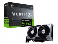 Tarjeta de Video MSI NVIDIA GeForce RTX 5060 VENTUS 2X OC, 8GB 128-bit GDDR7, PCI Express 5.0