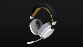 Audifonos Inalambricos Ocelot Gaming Phantom H1 / Rgb/ Bluetooth/ Dongle Usb / Cable Aux 3.5Mm / Microfono Con Cancelacion De Ruido / Multiplataforma / Color Blanco