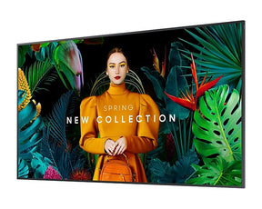 Monitor Señalizacion Digital Samsung 43 Uhd 3,840 X 2,160 4K Qb43C, 350Nits, 8Ms, Bocinas, 3 Hdmi, 2 Usb, Rj45, Rs232C, Wifi, H/V, 16/7